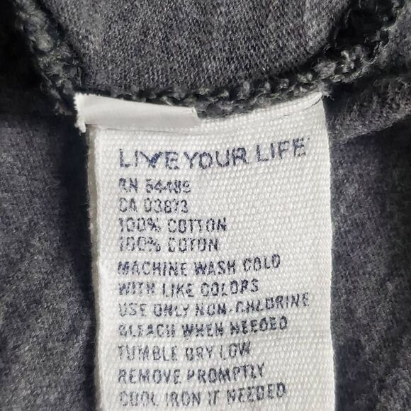 American Eagle Outfitters Gray Zip Hoodie Vintage Fit Medium Full Zip Sweatshirt - Picture 7 of 7